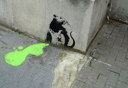 banksy artist. graffiti artist Banksy.